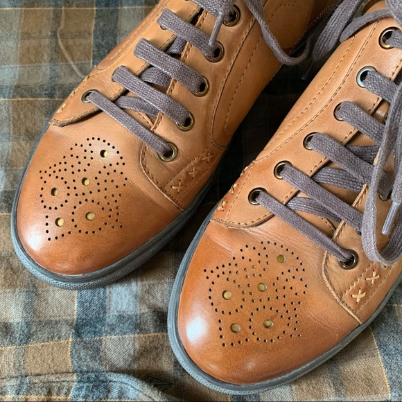 Zanzara Men’s Drum Casual Leather Sneakers - Picture 7 of 10